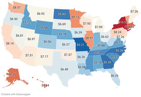 in what state are cigarettes cheapest in